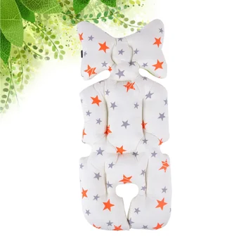 

Pure Cotton Seat Liner Head and Body Support Pillow for Stroller and Car Seat(Style D)