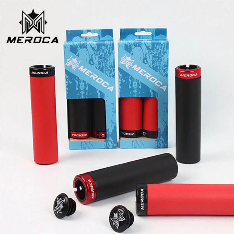 MEROCA MTB ручки велосипедный запираемый силиконовый 22,2 мм горный велосипед рукоятка для руля Superlight велосипедные аксессуары 1 пара