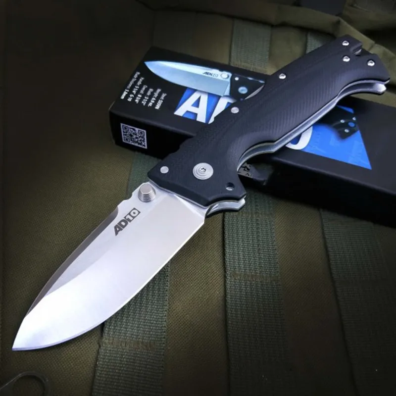 Новейший 2020 складной нож из стали для холодной AD 10 S35VN blade G10, безопасный нож для охоты, карманный нож для выживания, Подарочный нож|Ножи|   | АлиЭкспресс