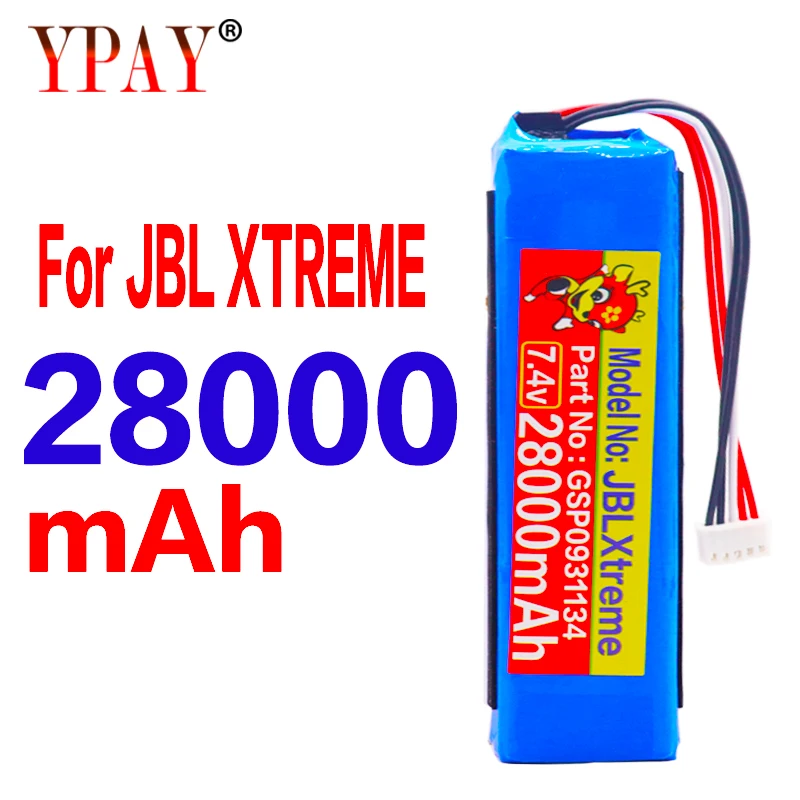 Аккумулятор большой емкости 28000 мАч GSP0931134 для динамиков JBL XTREME Xtreme|Перезаряжаемые