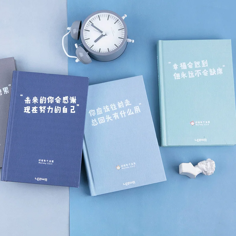 Lenwa LEnWA Good Morning часы B6 твердый переплет ноутбук простой креативный вдохновляющий время студентов планируют ноутбук