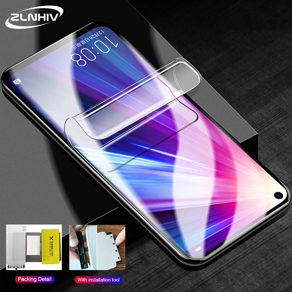 Мягкий чехол zlnвич с полным покрытием для huawei honor view 30 pro 20 20i 20S Гидрогелевая пленка