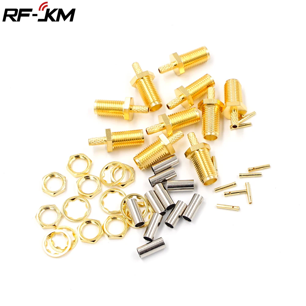 10 шт. высококачественный обжимной разъем SMA для кабеля RG174 RG316 RG178 RG179 LMR100 |