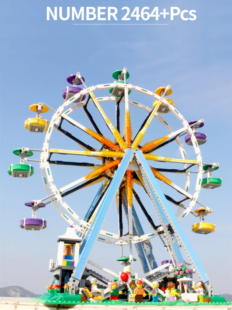 

2019 New Creators City Expert Ferris Wheel Building Kits for Kids Block Bricks Building 10247 Model Educational Toys Gifts