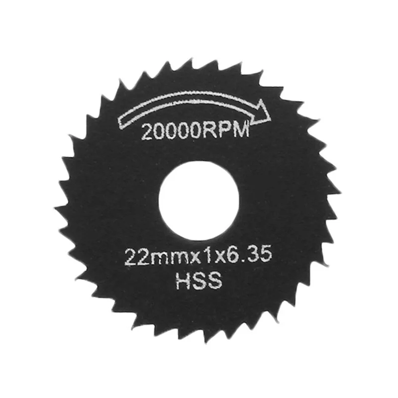 7Pcs Mini Circular Saw Blade Set HSS Cutting Disc Rotary Tool Accessories For Dremel Compatible Wood Plastic Aluminum Abrasive