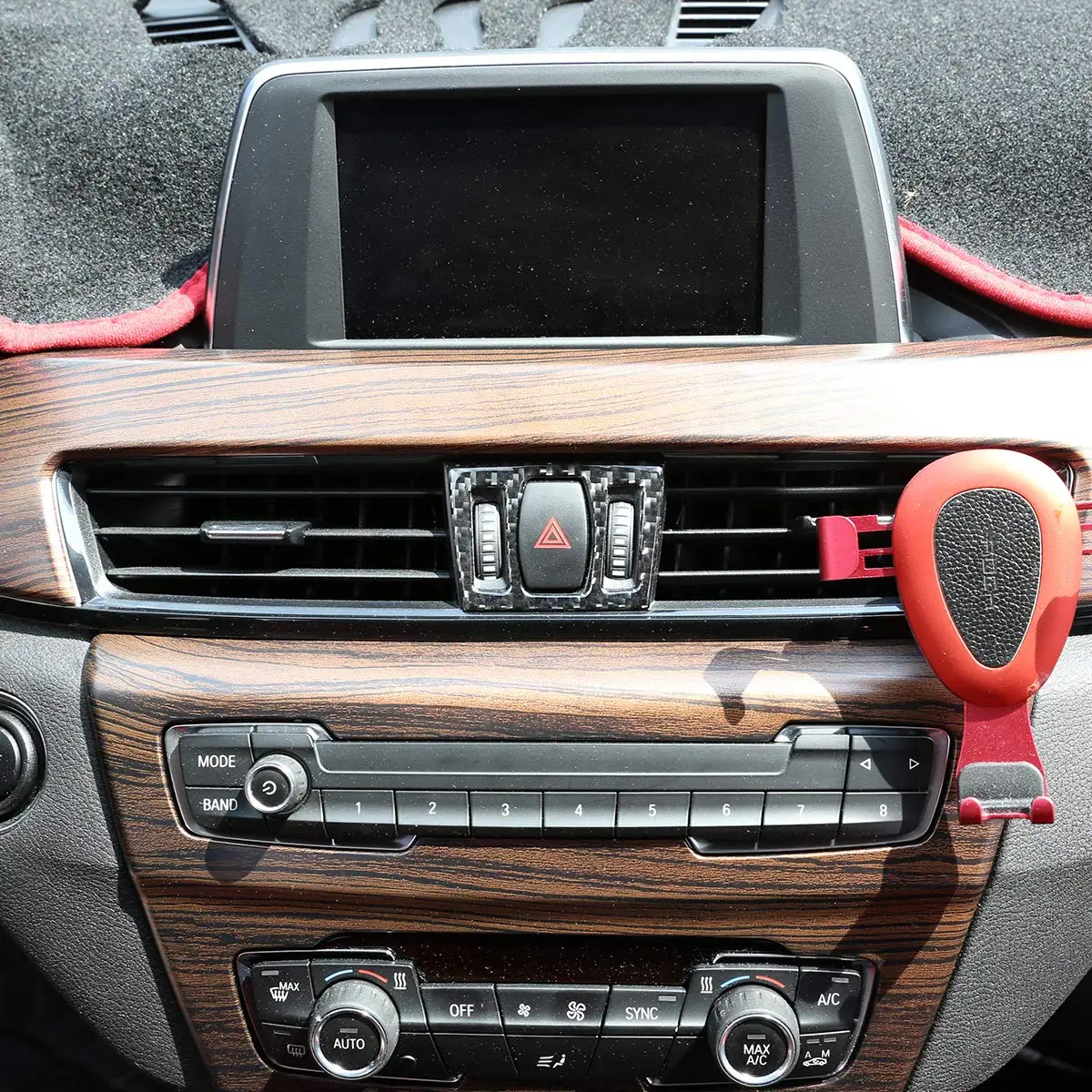 

Console Air-Conditioning Switch Frame Cover Trim for BMW X1 2016-2019 X2 F47