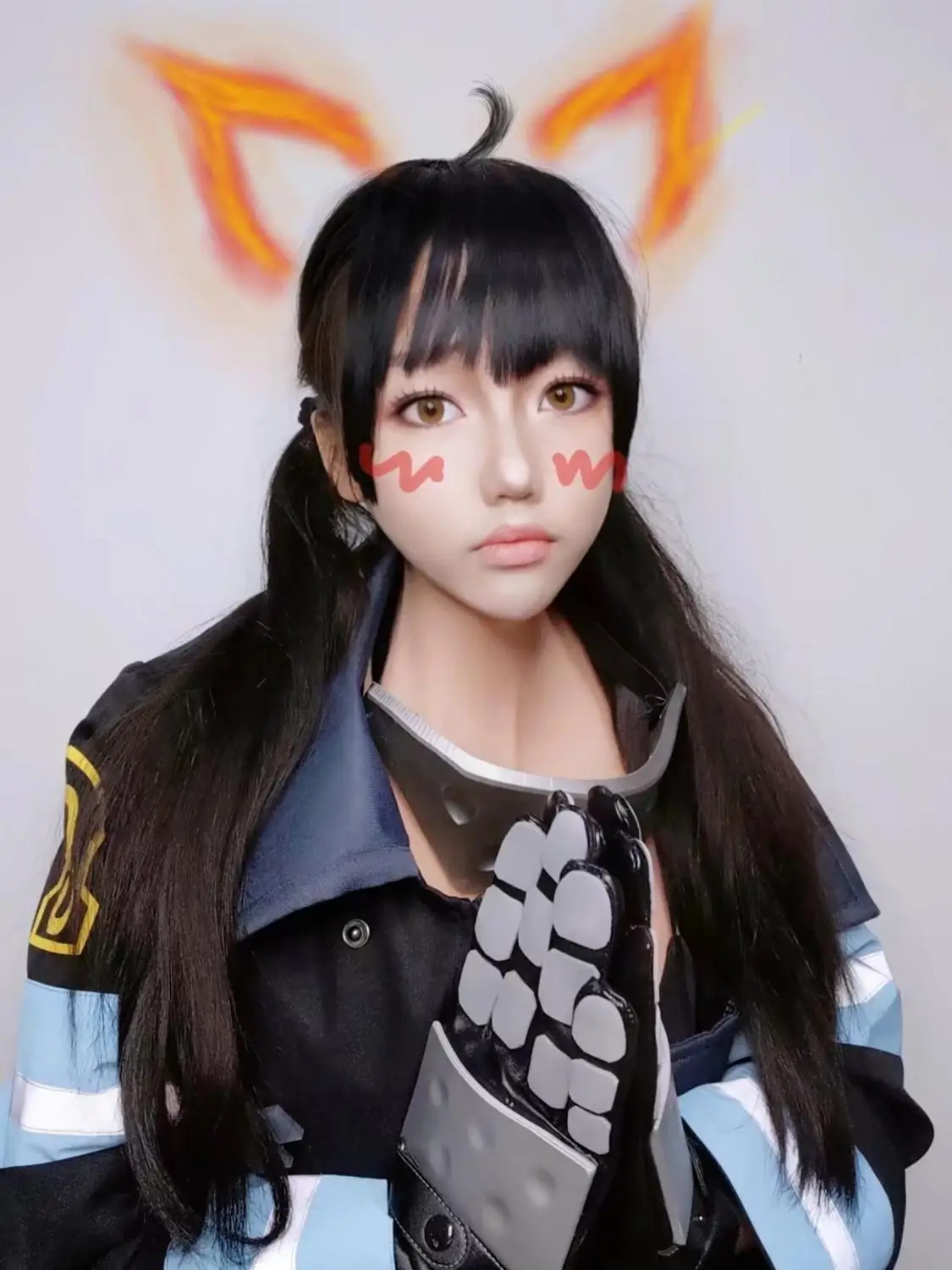 Fire Force Cosplay Maki Oze Costume Girl Halloween Cosplay Costumes&