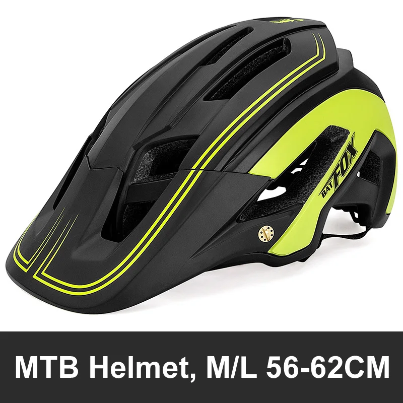 Batfox велосипедный шлем ультралегкий велосипедный шлем Casco Ciclismo интегрально-Формованный велосипедный шлем дорожный горный MTB шлем 56-62 см - Цвет: 9