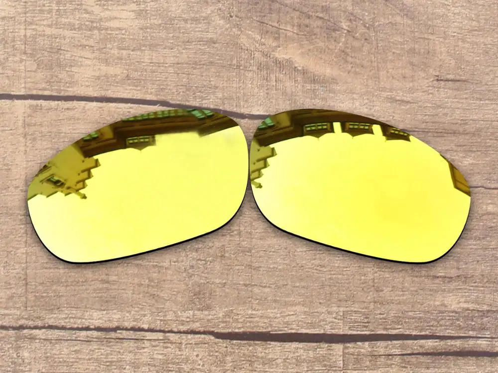 24K Mirror Vonxyz 20+ Color Choices Polarized Replacement Lenses for-Oakley Big Square Wire Frame - Цвет линз: 24K Mirror