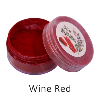 

Lipstick Powder Lip Gloss Coloring Mica Pearl Powder for Cosmetics Makeup Eye Shadow 1g/bottle Wine Red Lipstick Pigment Powder
