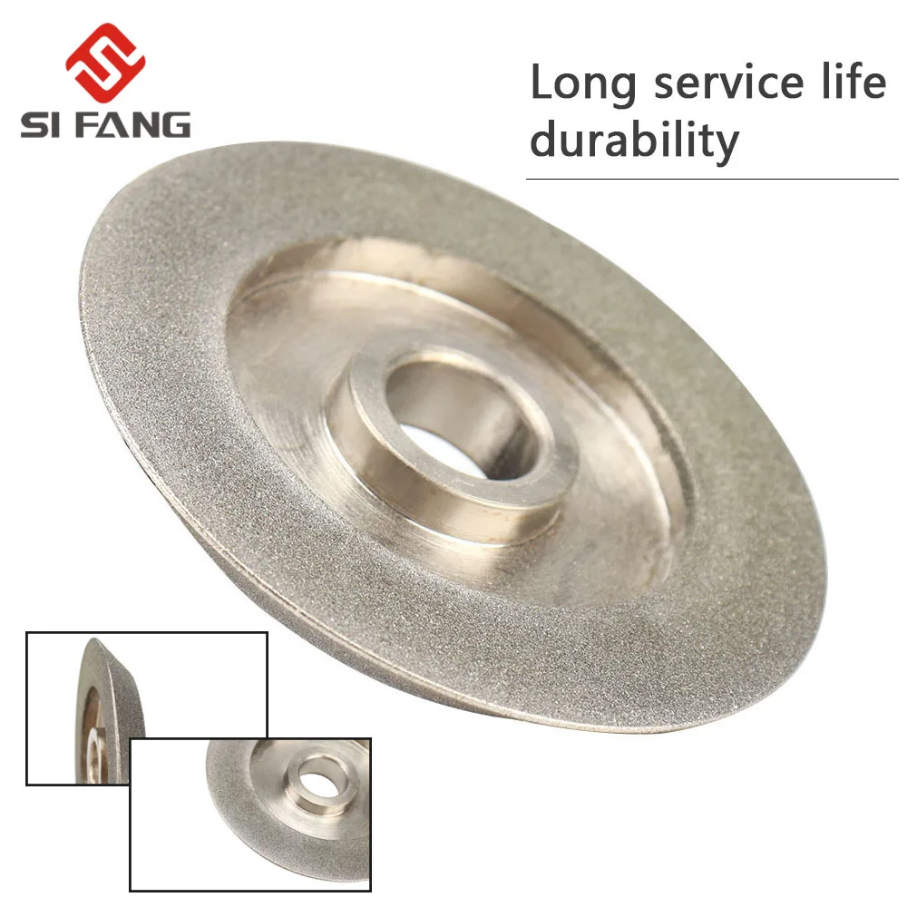 78mm electroplating Diamond Grinding Wheel 45 Degree Angle Cutter Grinder Grinding Disc for Grinding Abrasive Cutting Tool Gri