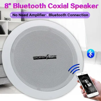 

Fashion Bluetooth Coxial Speaker Household Embedded Soundbar Ceiling Speaker PA System Public Broadcast Background Music Speaker