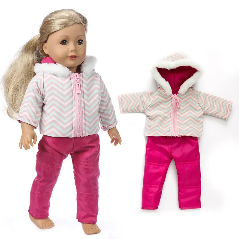 Baby Doll Winter Clothing Jacket Coat 43cm for 18 Inch Girl Doll