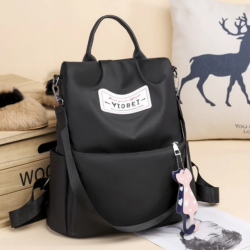 

Backpack Women's 2018 New Style Korean-style Fashion School Bag Versatile College Student Oxford Cloth Canvas WOMEN'S Bag Small