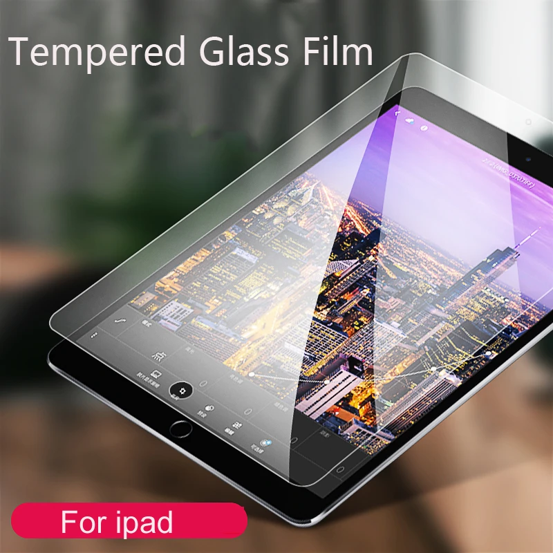 stickers ipad mini Tempered Glass For iPad 10.2 ipad pro 11 10.5 Screen Protector for iPad 9.7 2017 2018 Air 1 2 3 Mini 1 2 3 5 4 Protective Film ipad mini sticker