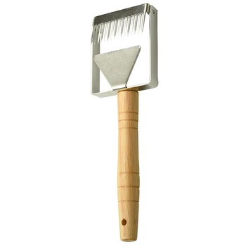 

Labor Saving Multifunction Stainless Steel Needle Honeycomb Scraper Uncapping Tool Spatula Honey Rake Beekeeping Tool