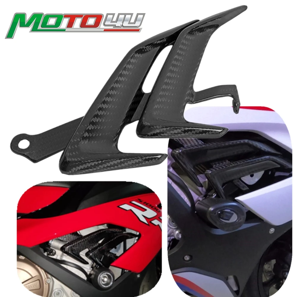 New 100% Carbon Fiber Fairing Side Panel Motorcycle Small Side Panel Gloss Accessories For BMW S1000RR S 1000RR S1000 2019 2020+