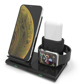 

Wireless Charger 3 In 1 Wireless Charging Stand for Apple Watch Charging Station for Fast Wireless Charger Dock