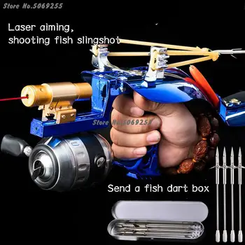 

Powerful Fishing Set Diy Professional Arrow Hunting Slingshot Catapult With Stainless Steel Fishing Reel Outdoor Fishing Tools