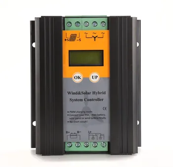 

Wind Solar Hybrid Controller PWM Solar Power Wind Generator 12V 24V Intelligent Hybrid Charge Controller
