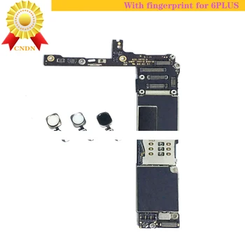 

Logic board with touch id foriphone 6plus,unlock,No cloud,IOC sytems,and without touch id for6p motherboard.