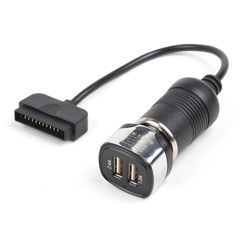 Аксессуары для подключения стабильный двойной USB черный практичный с