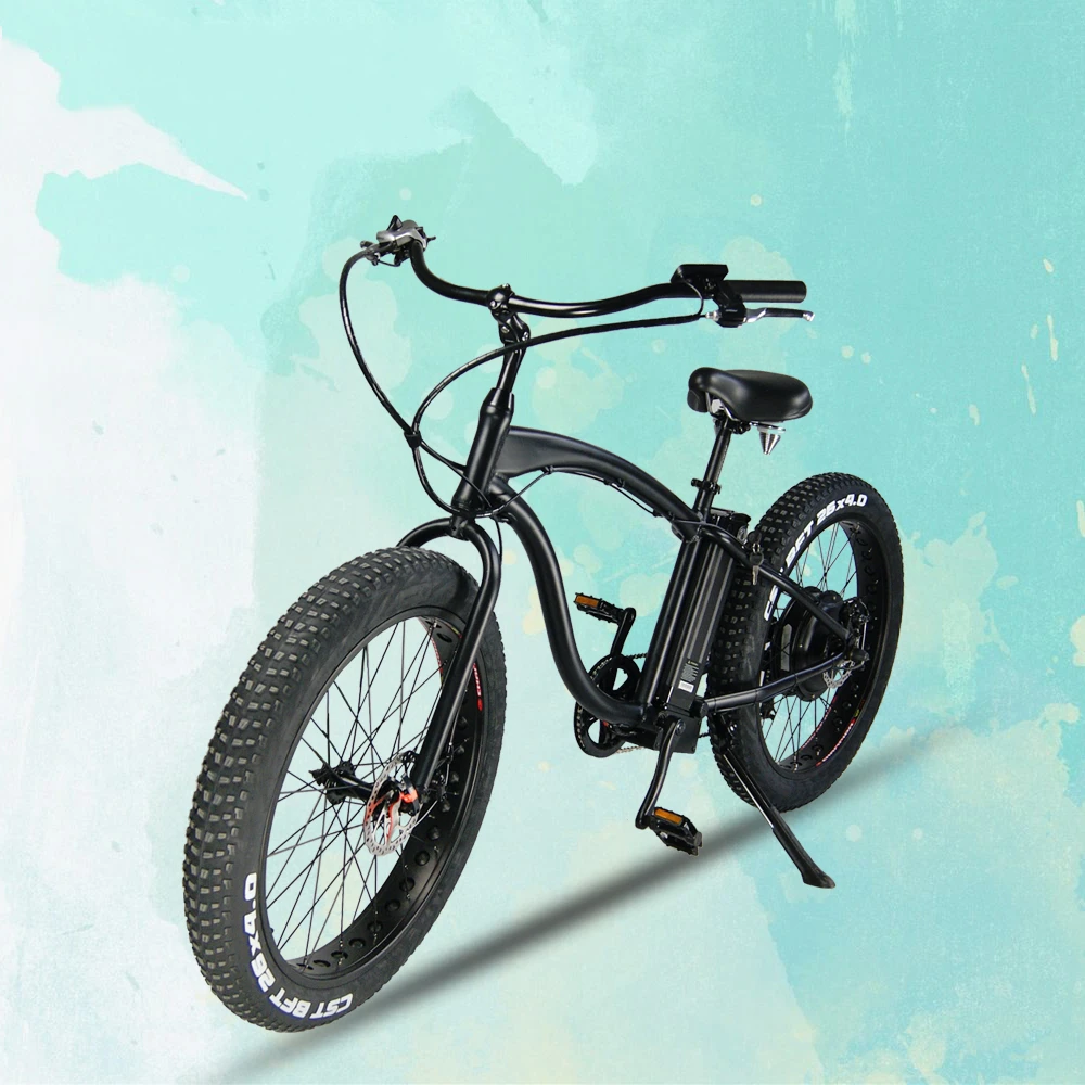 Fr26c-Elektrische Beach Cruiser Fiets 26 \