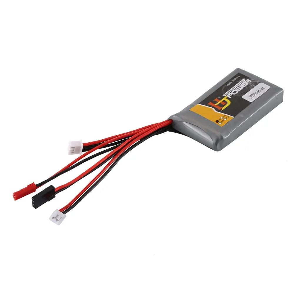 2000MAH 7,4 V 8C 2S Lipo батарея для перемычки T16 пульт дистанционного управления Запасные части заменить перезаряжаемые батареи
