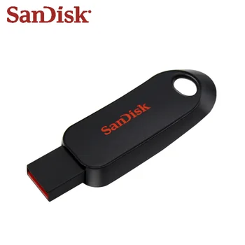 

SanDisk Memory Stick 64gb 32gb 16gb Black Flash Drive Storage Device USB 2.0 Real Capacity Mini Pendrive U Disk For PC