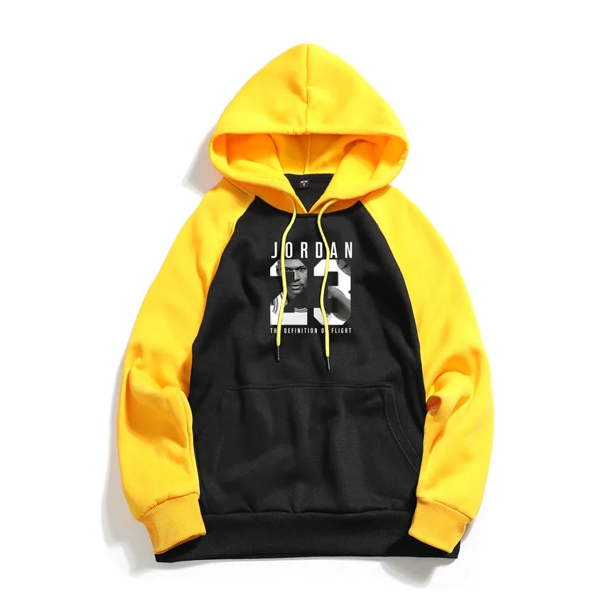 Hot 2019 New JORDAN 23 Letter Print Sweatshirt Men Hoodies Fashion Solid Hoody Mens Pullover Mens Tracksuits Male Hoodie Coats