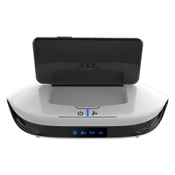 

Solar Car Air Purifier with Mobile Phone Stand USB Ionizer Vehicle Air Cleaner HEPA Filter Car Aroma Diffuser for Car/Home/Offic