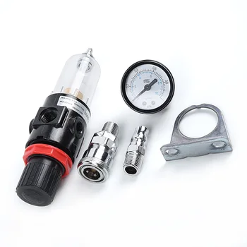 

1X Air Compressor Filter Regulator Gauge Water Trap Air Tool Compressor New