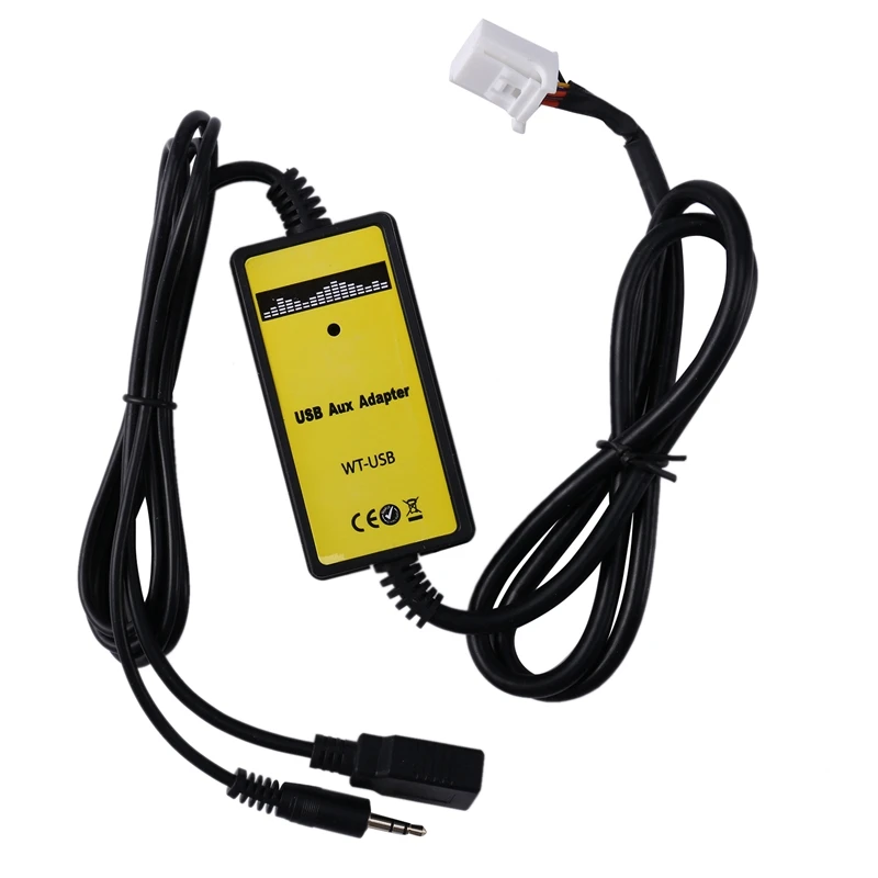 6 + 6-контактный автомобильный радиоприемник цифровой USB MP3 интерфейс адаптер для
