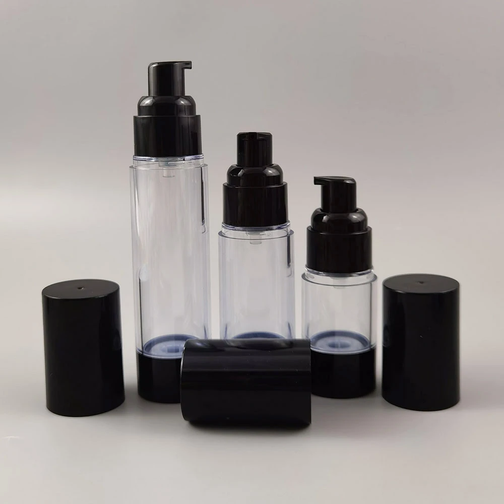 Download 500 X 15ml 30ml 50ml Travel Refillable Cosmetic Airless Bottles Plastic Treatment Pump Lotion Containers With Black Lids Lotion Containers Travel Refillpump Lotion Aliexpress