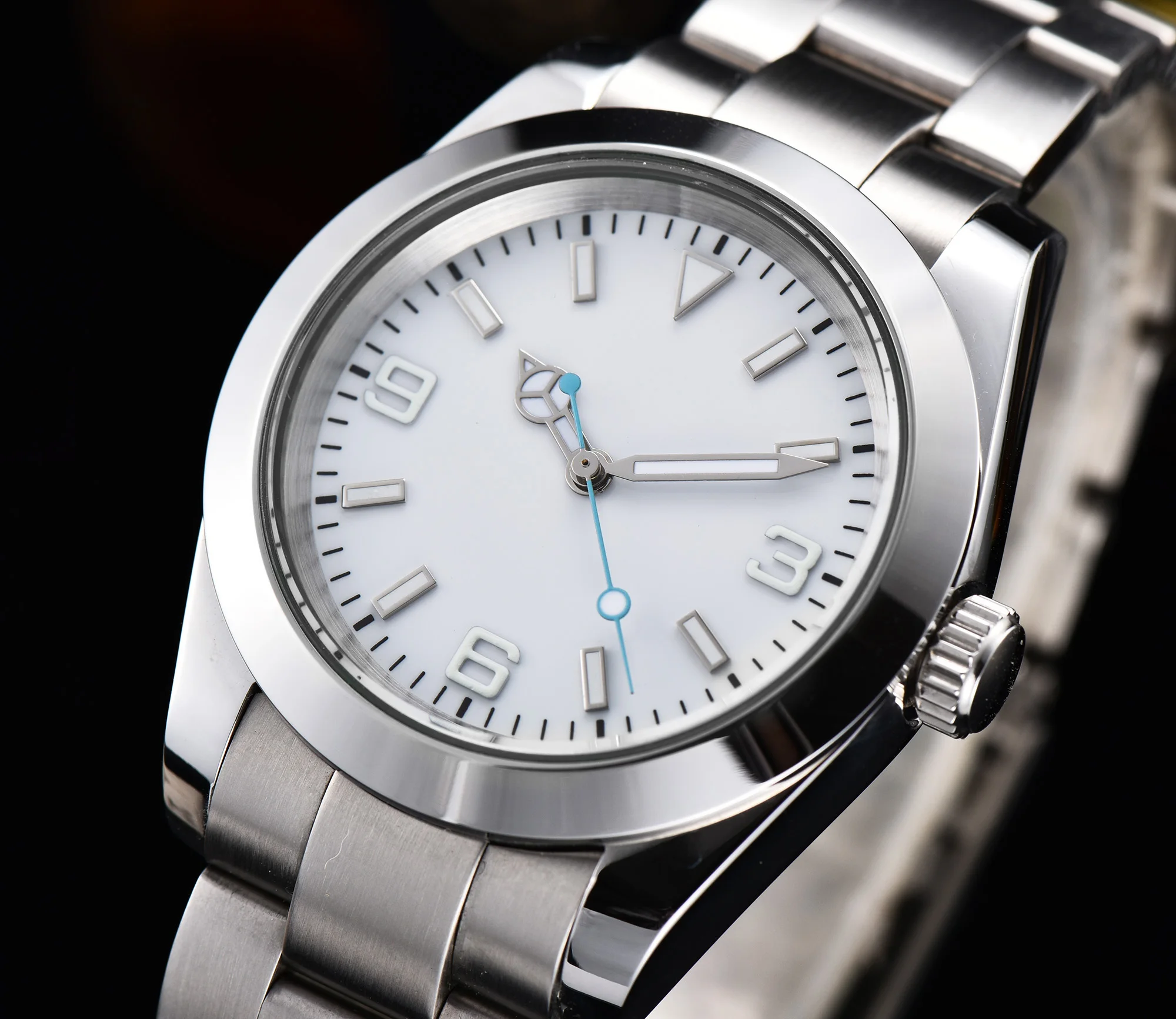 watch men automatic mechanical watch Luminous waterproof 316L Solid stainless steel 40MM LLS866