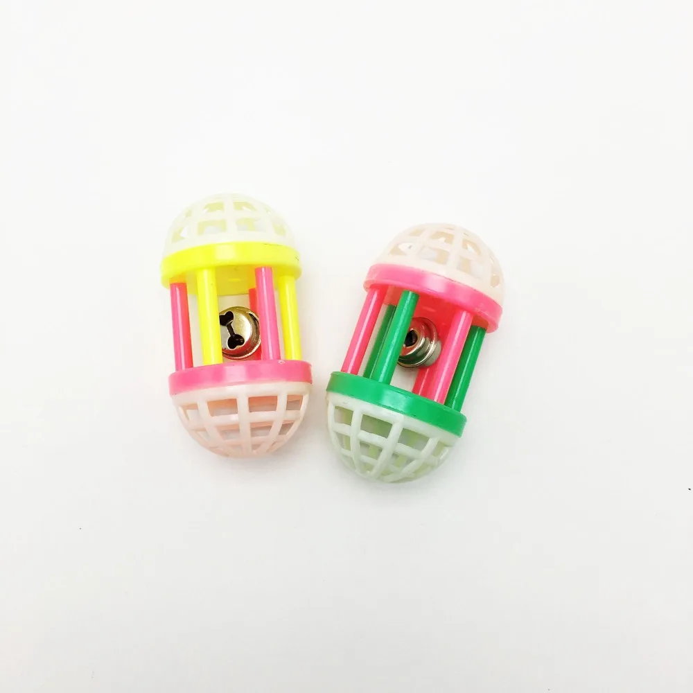 Bonzerpet кошачья интерактивная игрушка перо с маленьким колокольчиком мячик-мышь клетка игрушки искусственная красочная игрушка-тизер для кошек поставщик домашних животных