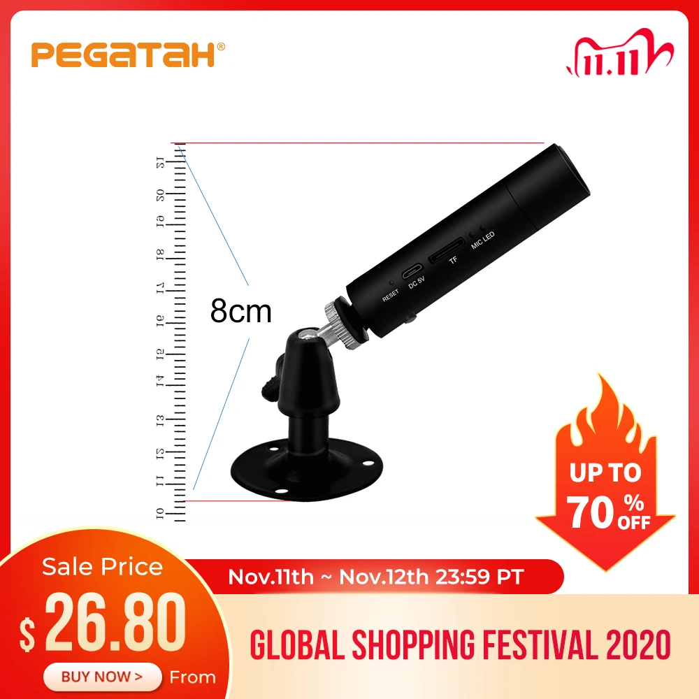 

HD 1080p P2P Mini Wi-Fi IP Camera Dual Lens Wireless Remote View Control Camcorder with Motion Record Mini DV Camera recording