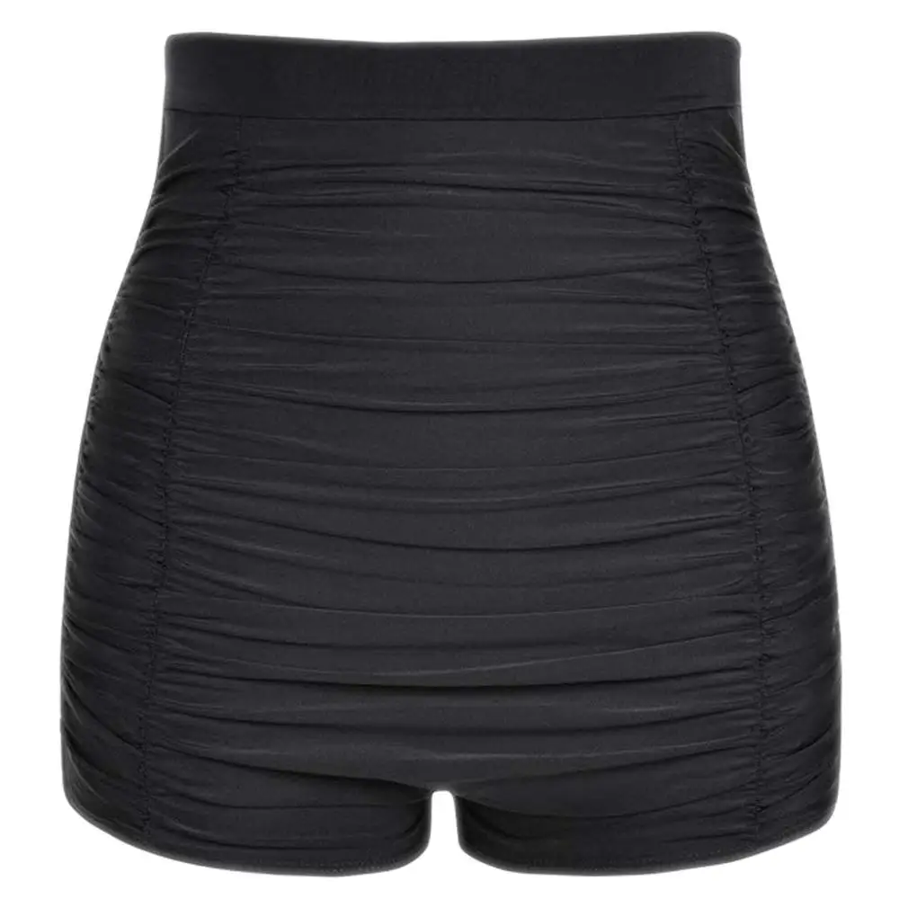 Women Plus Size High Waist Bikini Bottoms Swim Briefs Summer Sexy Beach Shorts Ruched Bottom Swimming Clothing 2020 New