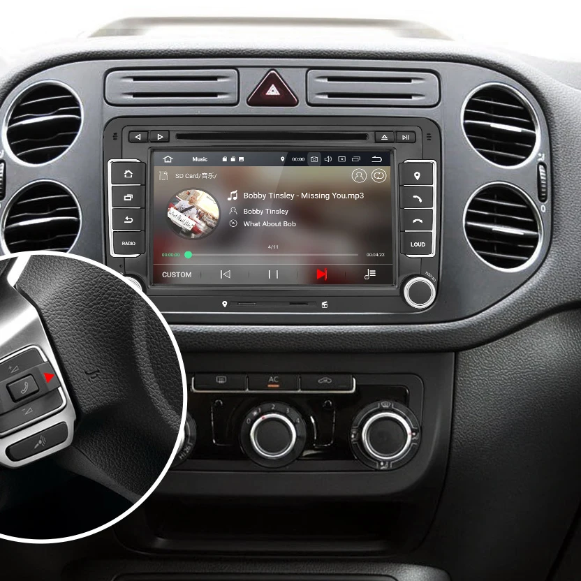 Android 9,0 Авторадио 2 Din Авторадио Bluetooth для Volkswagen Golf 8 Core DSP Авто Радио 2 Din FM gps-навигатор для грузовика система
