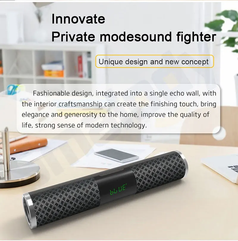 Портативный bluetooth-колонка динамик светодиодный экран дисплея беспроводной динамик открытый стерео сабвуфер FM радио Boombox TF динамик