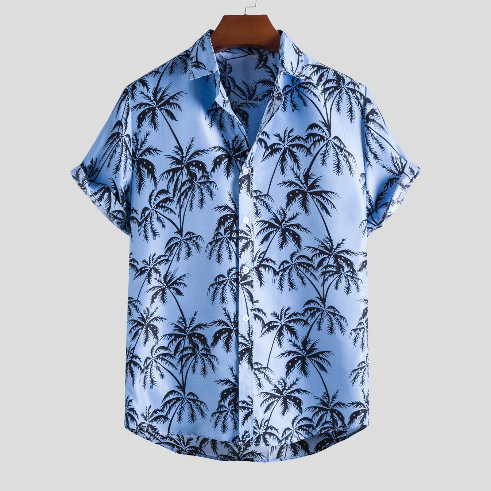 Camisa hawaiana de manga corta hombre, ropa informal para fiesta y vacaciones, con estampado Floral, para verano|Camisas informales| - AliExpress