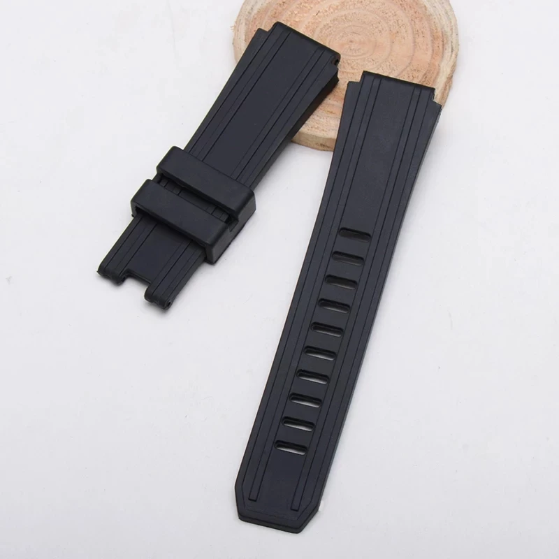 Высококачественный резиновый силиконовый ремешок для часов Luminox 0201.sl 0200 Черная