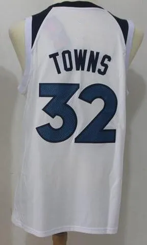 Мужские баскетбольные майки 2 Kawhi Leonard 20 Josh Jackson 1 Denver Booker 32 Karl-Anthony Towns 22 Andrew Wiggins - Цвет: AS