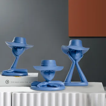 

Modern Girl Abstract Character Ornaments Nordic Style Home Decoration Living Room Bedroom Decoration Creative Crafts