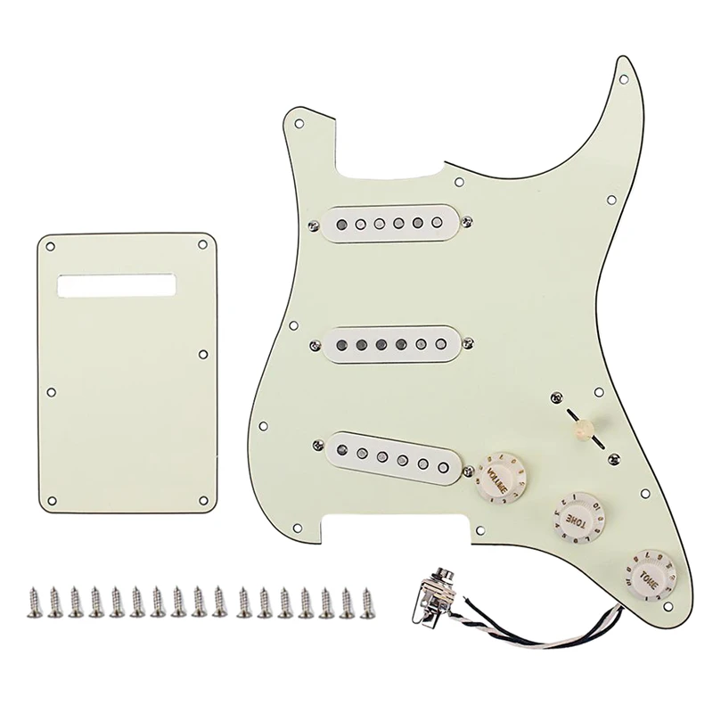Prewired-Loaded Sss Pickguard Alnico V ЗВУКОСНИМАТЕЛИ ДЛЯ струйной гитары