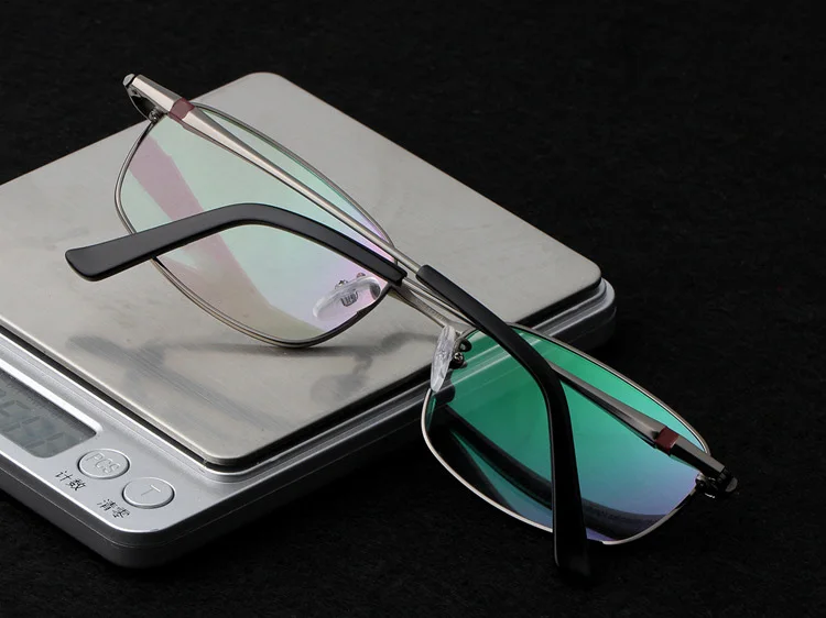 Titanium Glasses Frame Men Clear Lens Full Rim Square Eyeglasses Women Myopia Optical Prescription Spectacle Frames Gold Eyewear