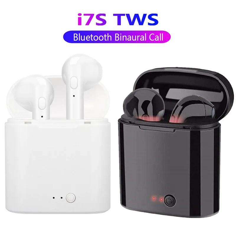 I7s TWS Bluetooth наушники Earp Беспроводные спортивные стерео наушники Bluetooth гарнитура с зарядным устройством для всех смартфонов Auriculares