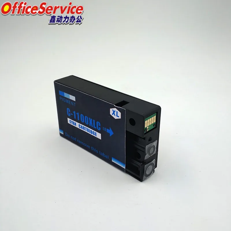 1 Cyan PGI-1100 pgi1100 1100XL совместимый чернильный картридж для Canon MAXIFY MB2010 MB2110 MB2710 струйный принтер - Цвет: 1 Cyan