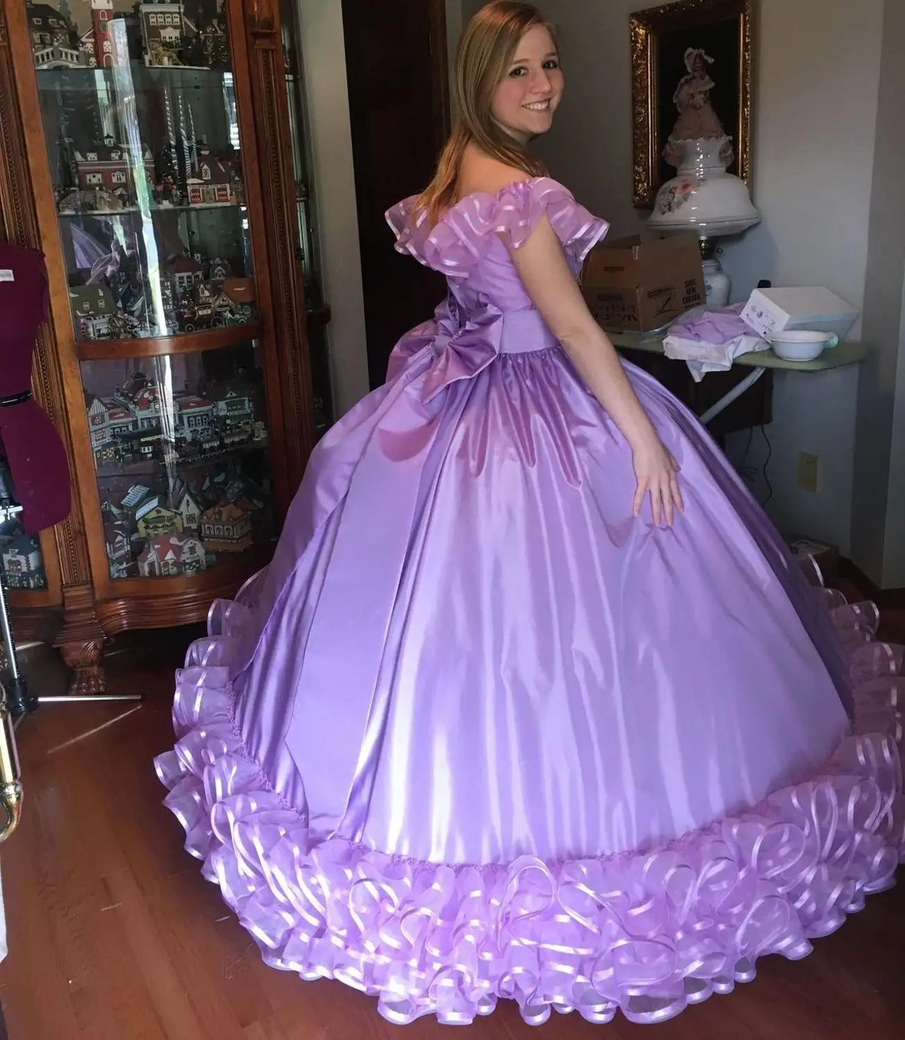 Yiminpwp Sweet Ball Gown Quinceanera Dresses Off Shoulder Pleats Ruched