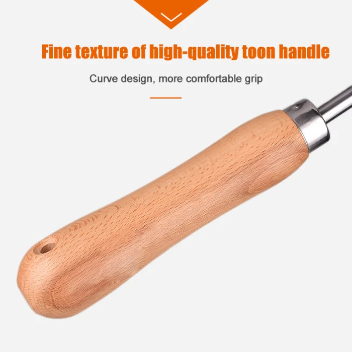 'The Best' Garden Weeding Shovel Stainless Steel Hand Cutter Wooden Handle Digging Transplanting Weeding Tools 889